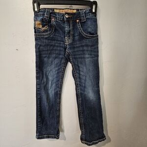 Cinch Jeans Little Boy 7 7R Dark Wash Denim Cowboy Western